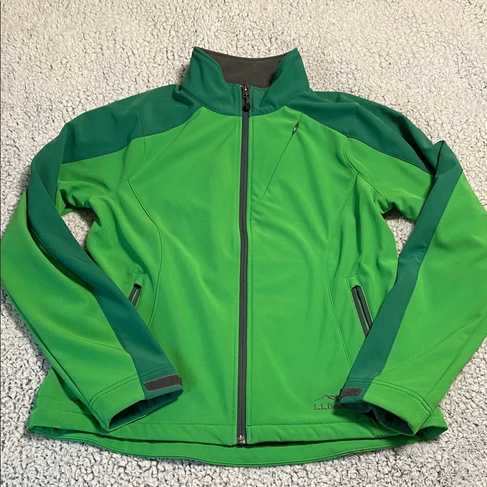 L.L. Bean Two-Tone Green Jacket